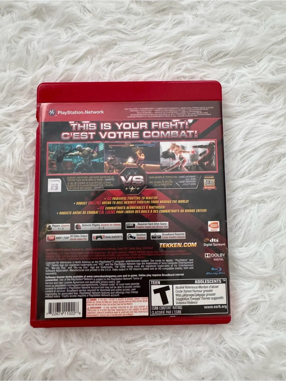 PlayStation 3 Tekken 6 (Red Case) - Bandai Namco